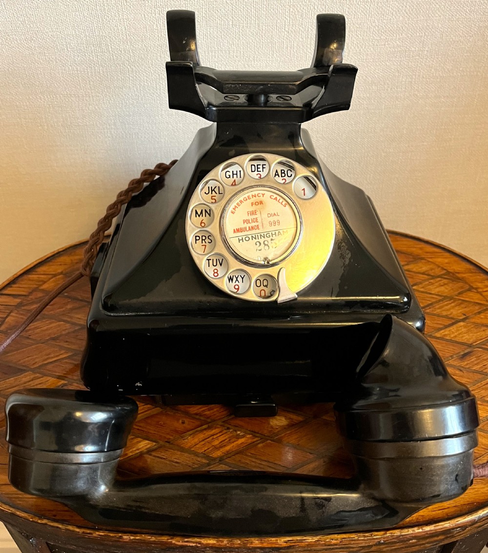 GPO 1930's Bakelite Converted Telephone View II
