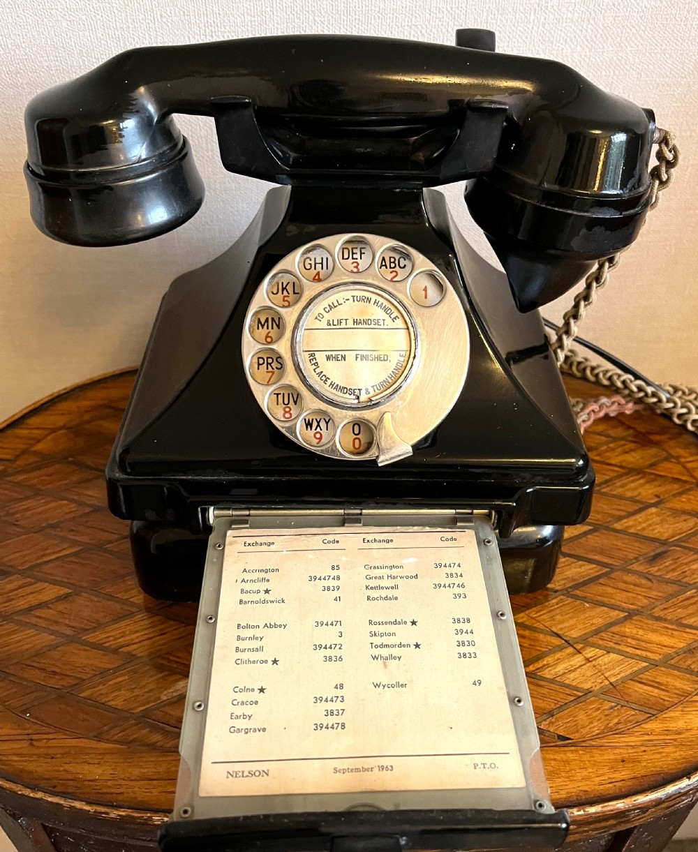 GPO 1930's Fully Converted Telephone & Bell Box View II