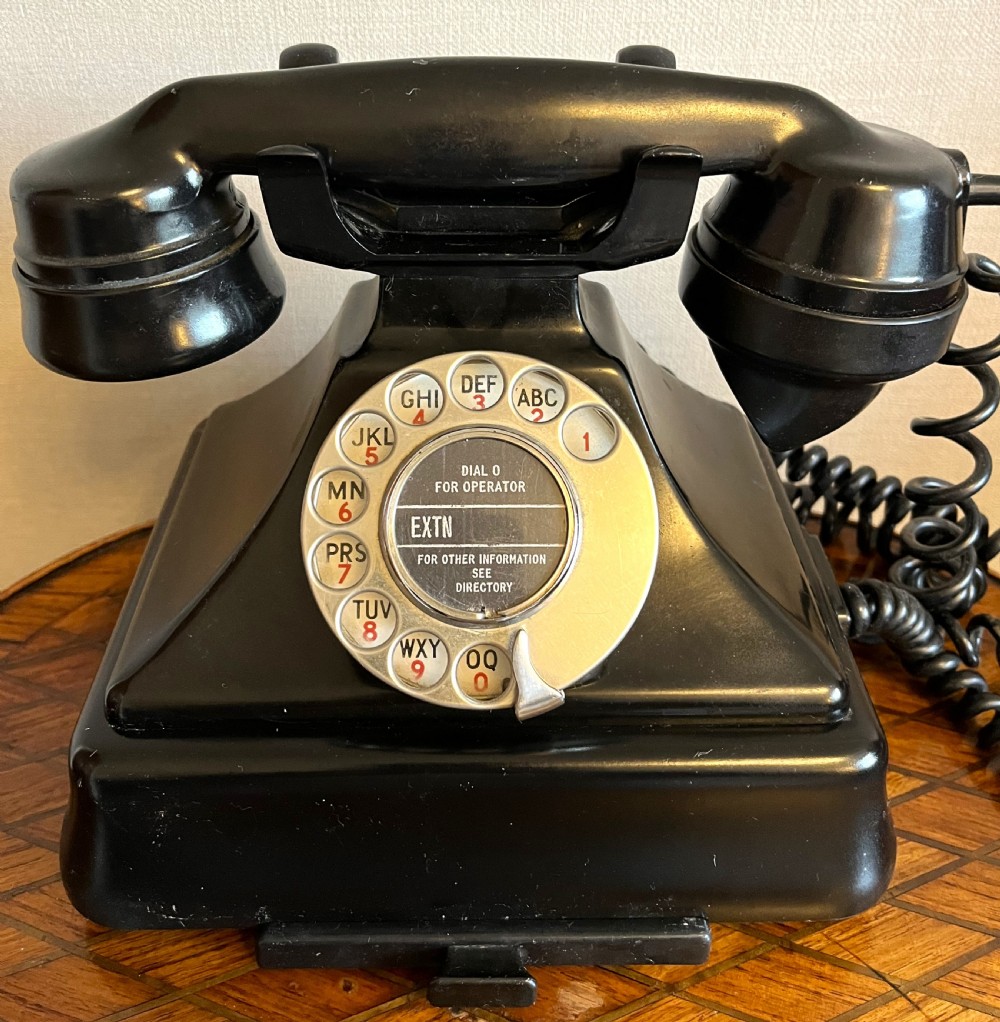 GPO 1930's Fully Converted Bakelite Telephone