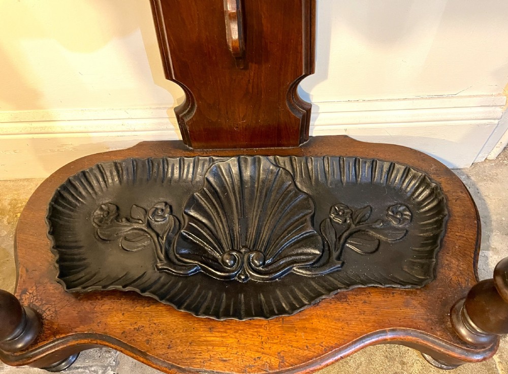 Fine Quality Art Nouveau Walnut Hall Stand View III