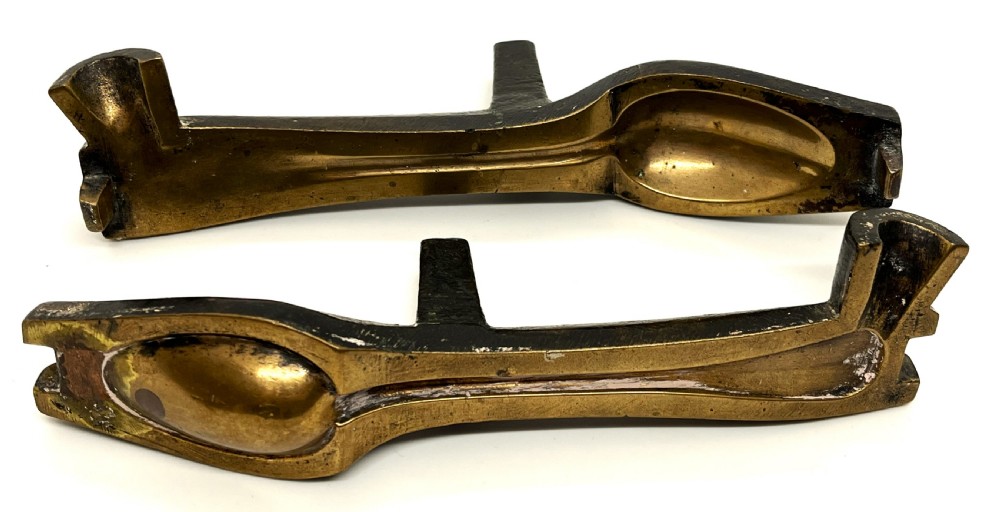 Rare 18th Century Bronze Spoon Mould View II