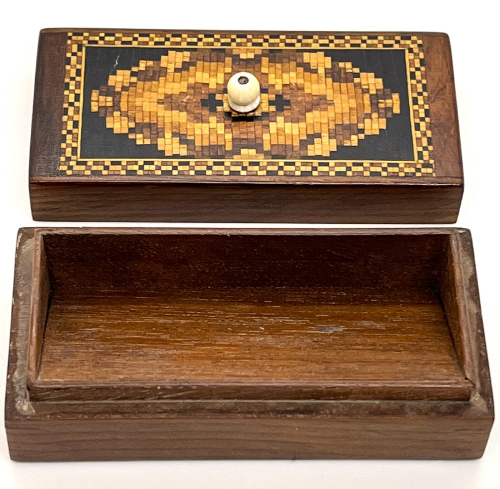 Victorian Tunbridge Ware Stamp Box View II