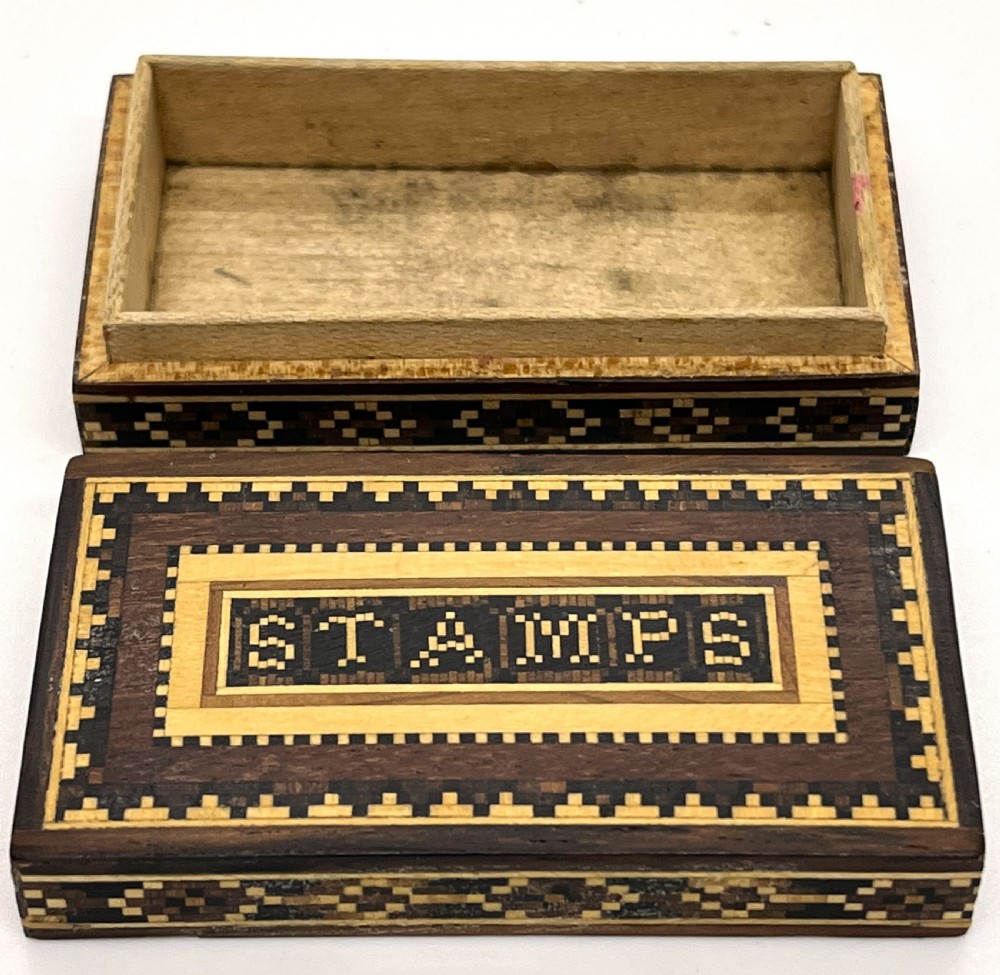 Victorian Tunbridge Ware Stamp Box View II