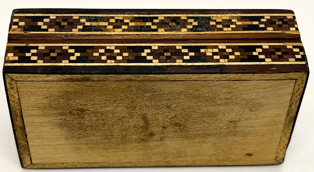Victorian Tunbridge Ware Stamp Box View IV