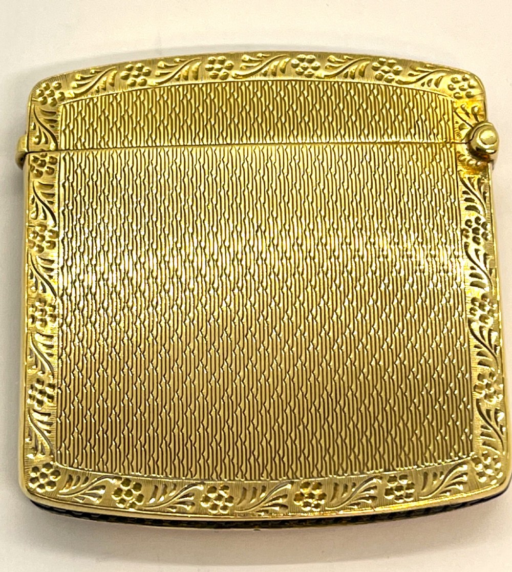 Fine Antique Chester 9ct Gold Vesta Case View II