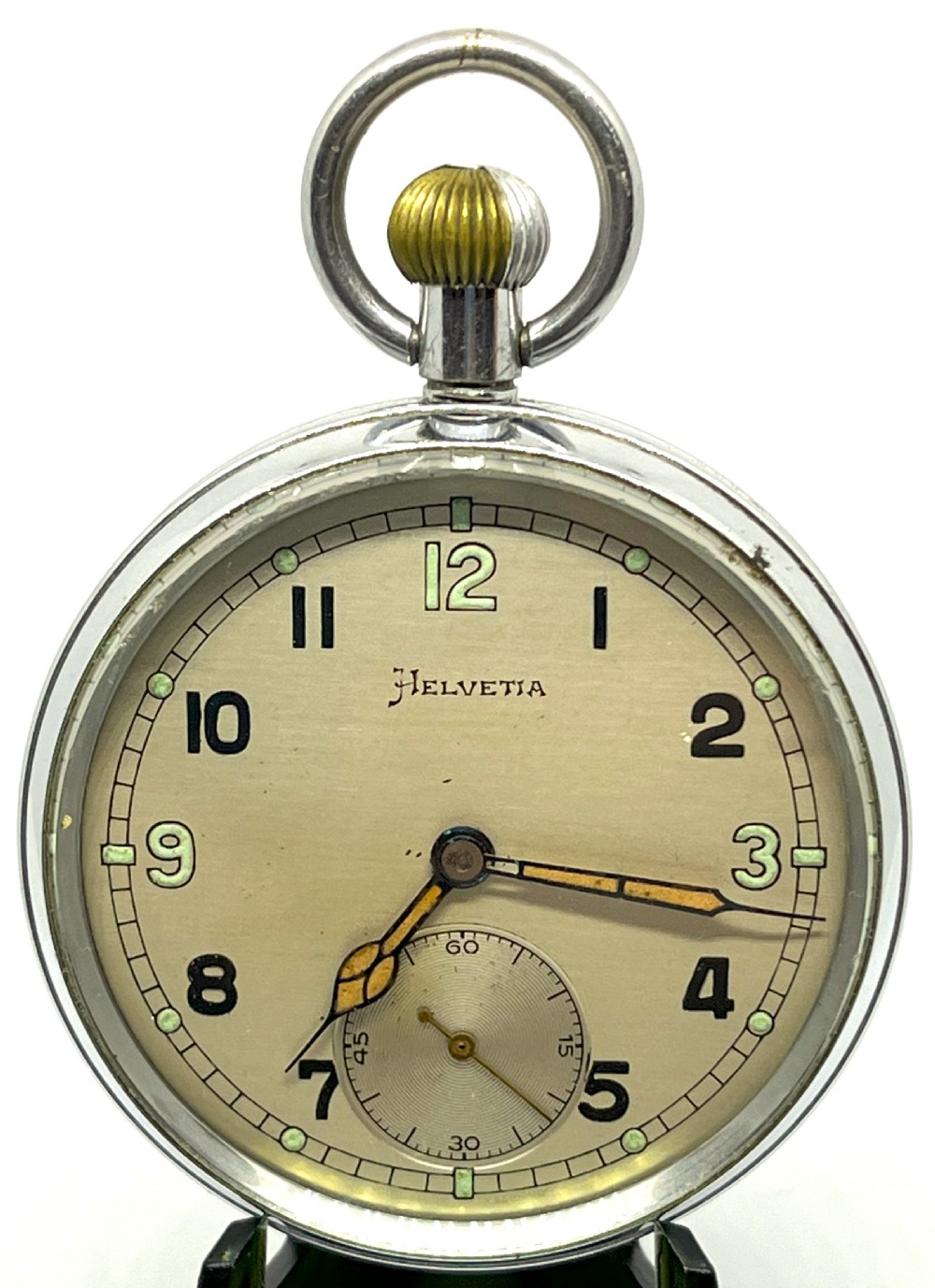 Helvetia Swiss Made British Military Pocket Watch