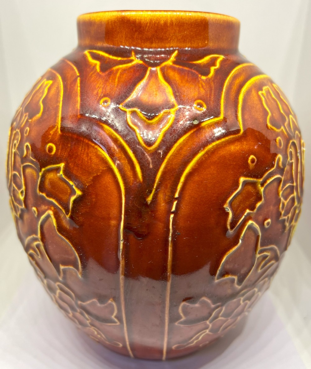 Burmantofts Faience Ovoid Vase View II