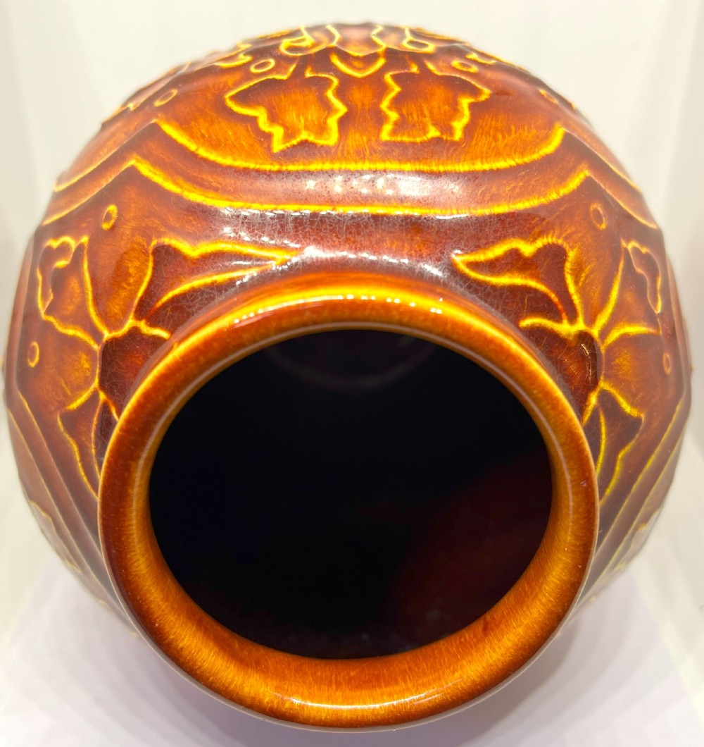 Burmantofts Faience Ovoid Vase View III