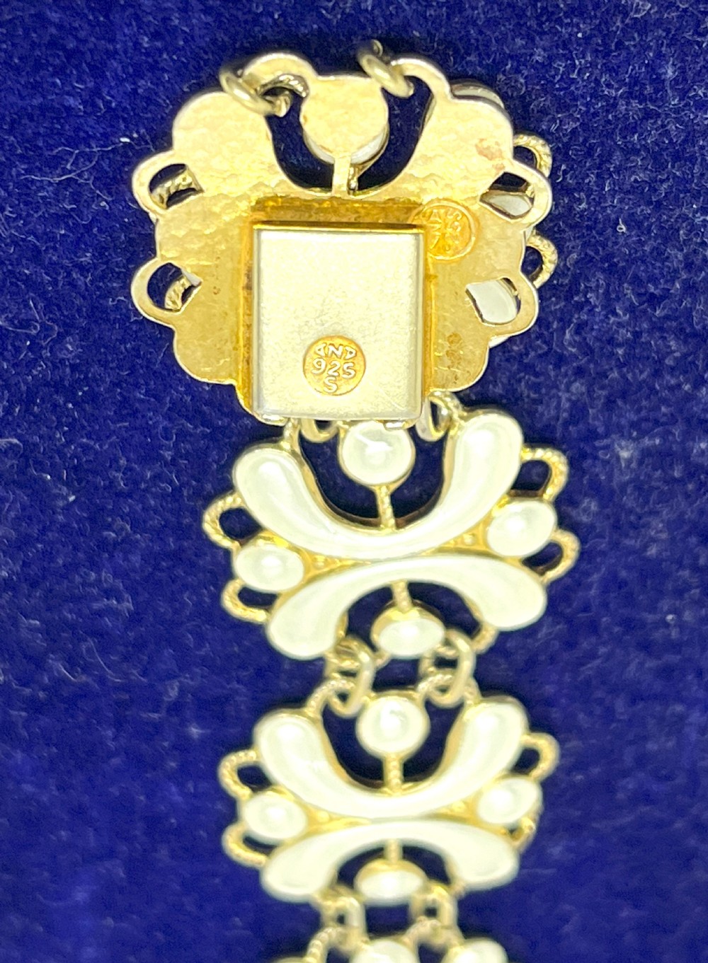 1940's Norwegian Silver & Enamel Bracelet By Arne Nordlie View II