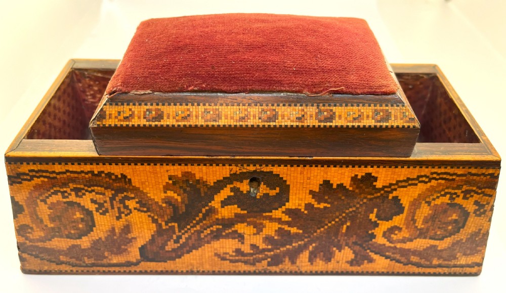 Edmund Nye Tunbridge Ware Sewing Box