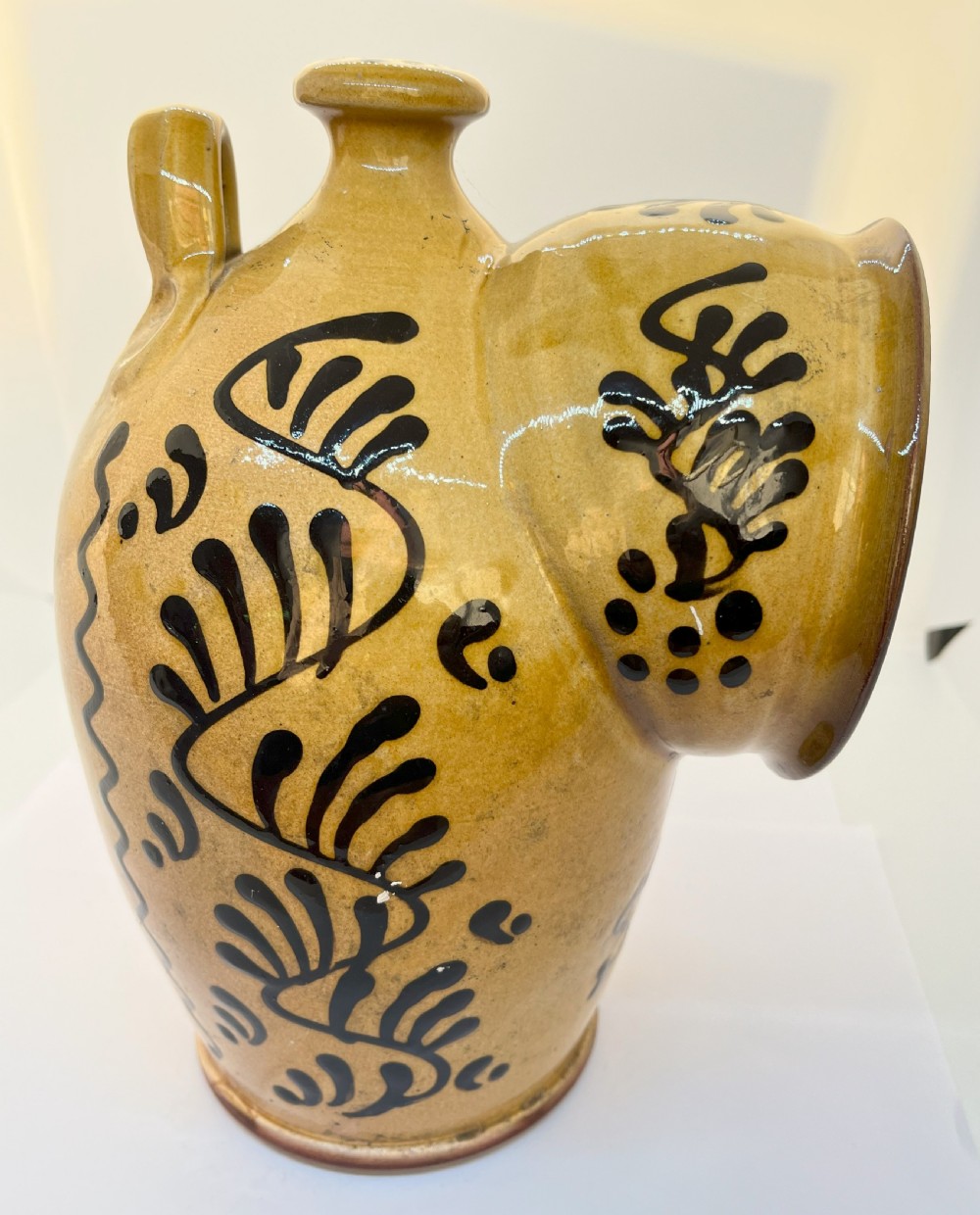 19th Century North Of England Stoneware Salt Pig View IV