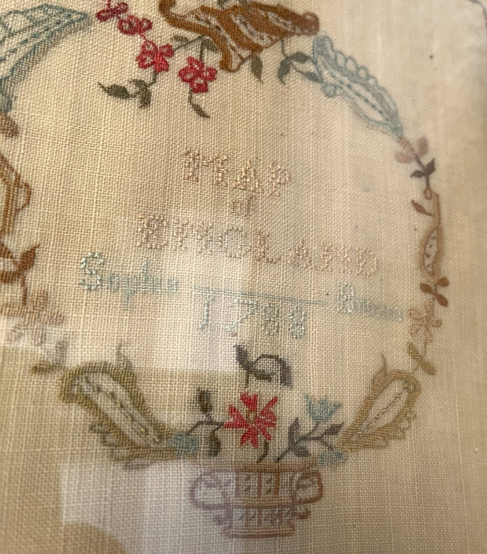Georgian Map Sampler dated 1788 View II