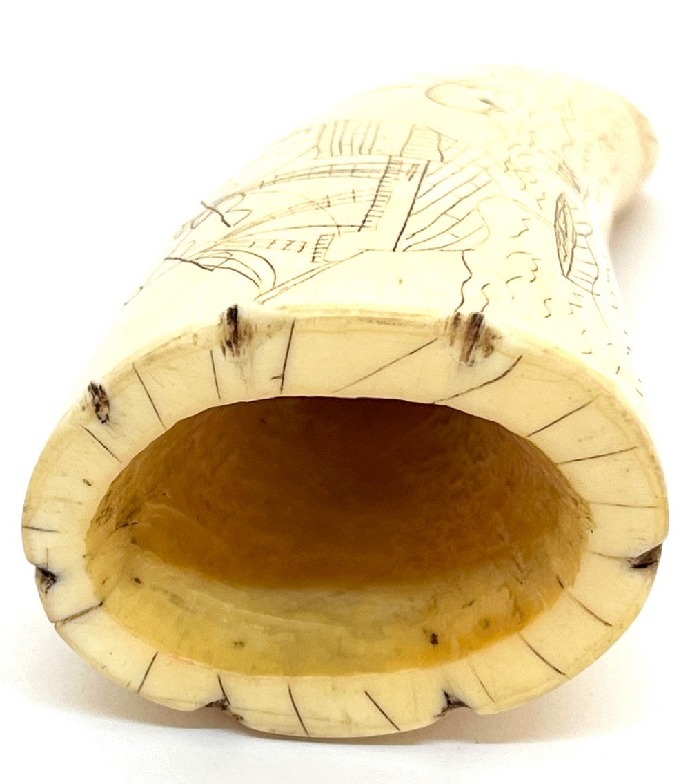 Early 19th Century Scrimshaw View IV