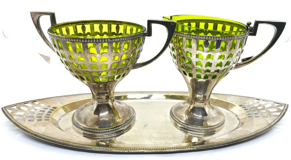 WMF Electroplated Sugar & Creamer Set