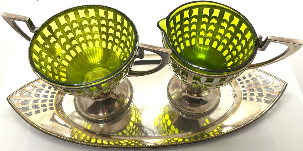 WMF Electroplated Sugar & Creamer Set View II
