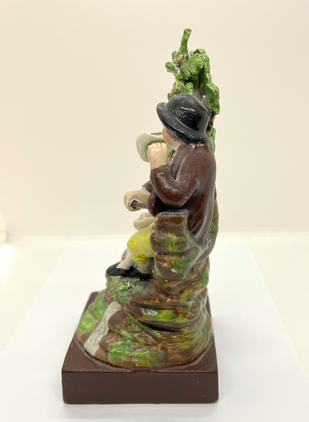 Early Staffordshire Pearlware Bocage Songstress Figure View IV