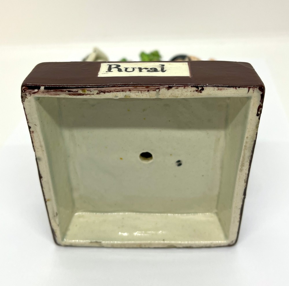 Early Staffordshire Pearlware Bocage Songstress Figure View VII