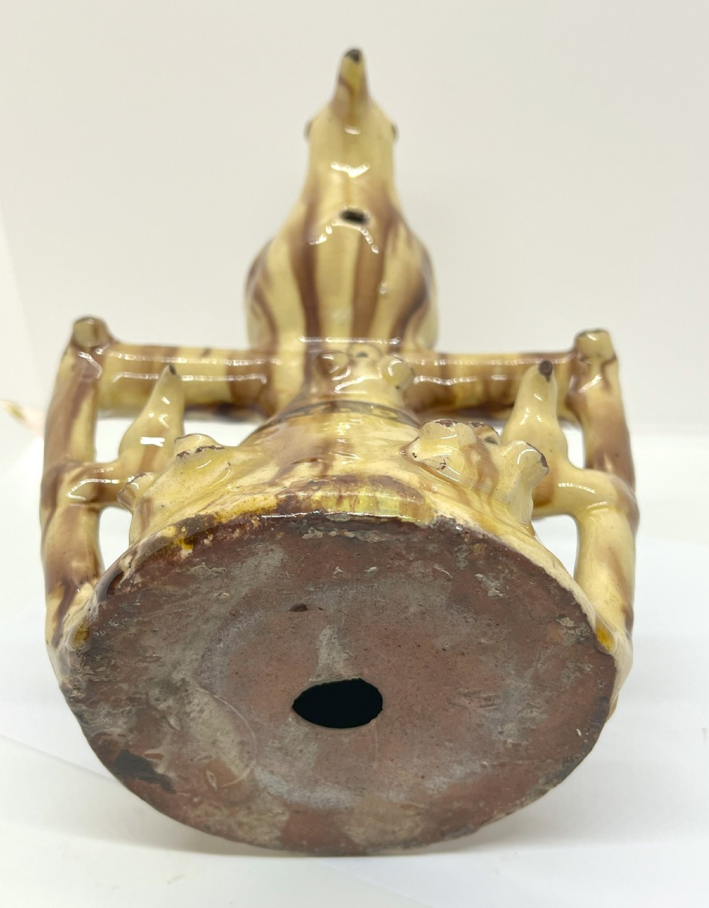 Halifax Pottery Slipware Bird Whistle View V