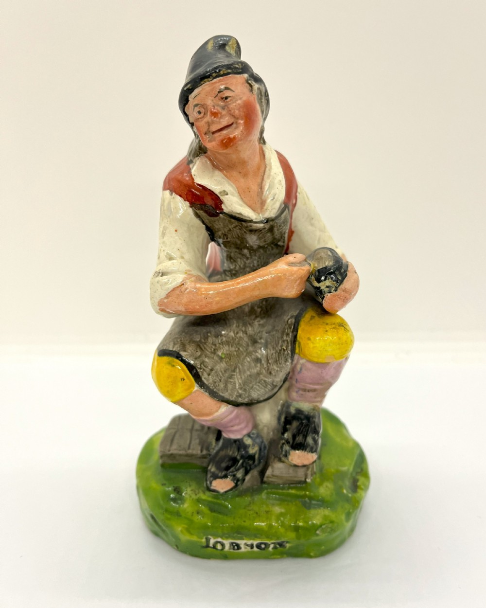Early Staffordshire Pearlware Jobson & Nell Figures View II