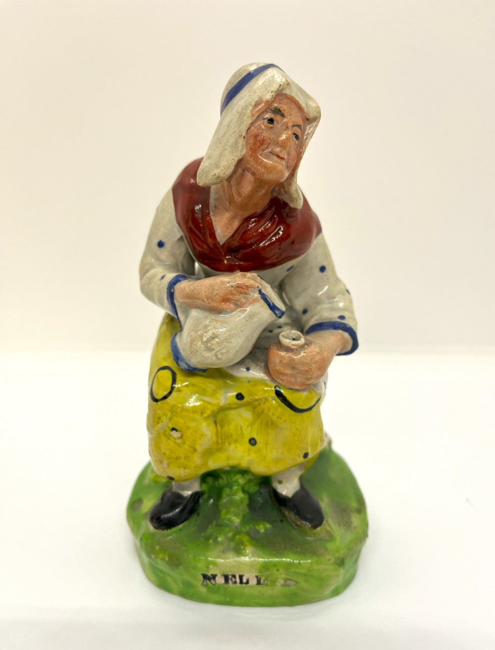 Early Staffordshire Pearlware Jobson & Nell Figures View VI