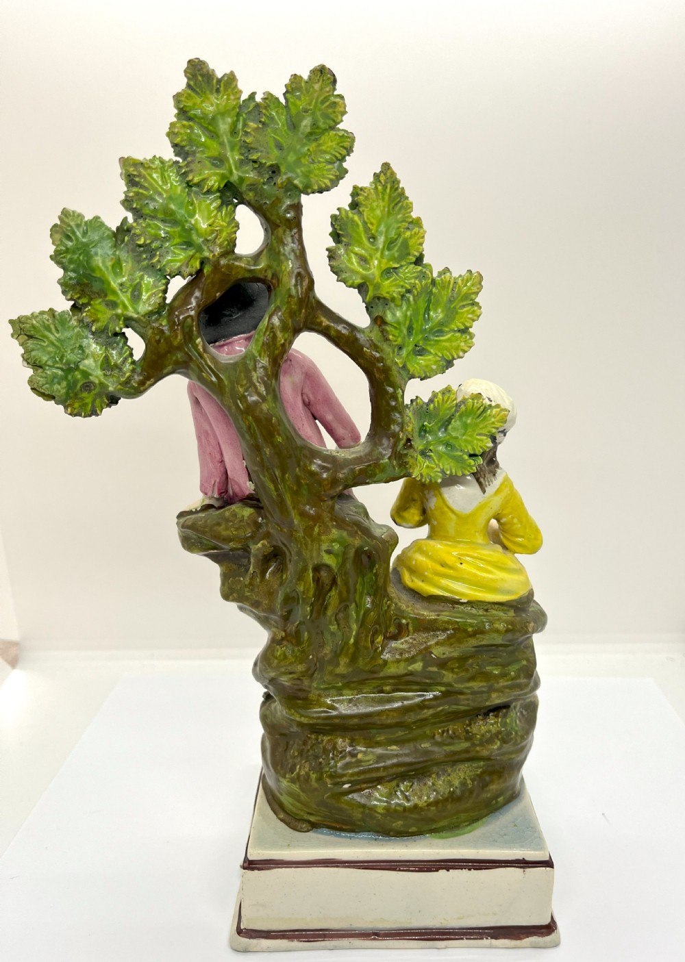 Rare Early Staffordshire Bocage Figure Of Harvesters View III