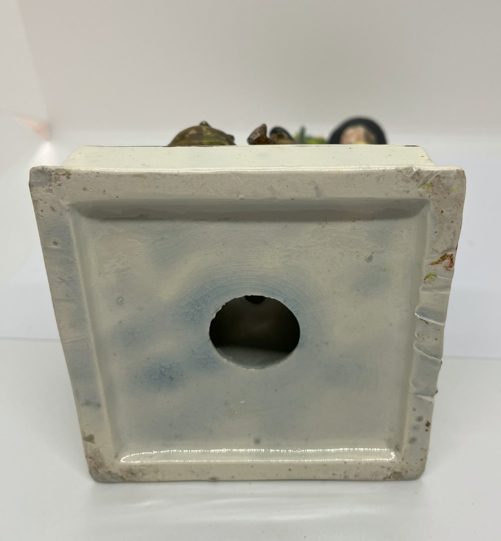 Rare Early Staffordshire Bocage Figure Of Harvesters View V