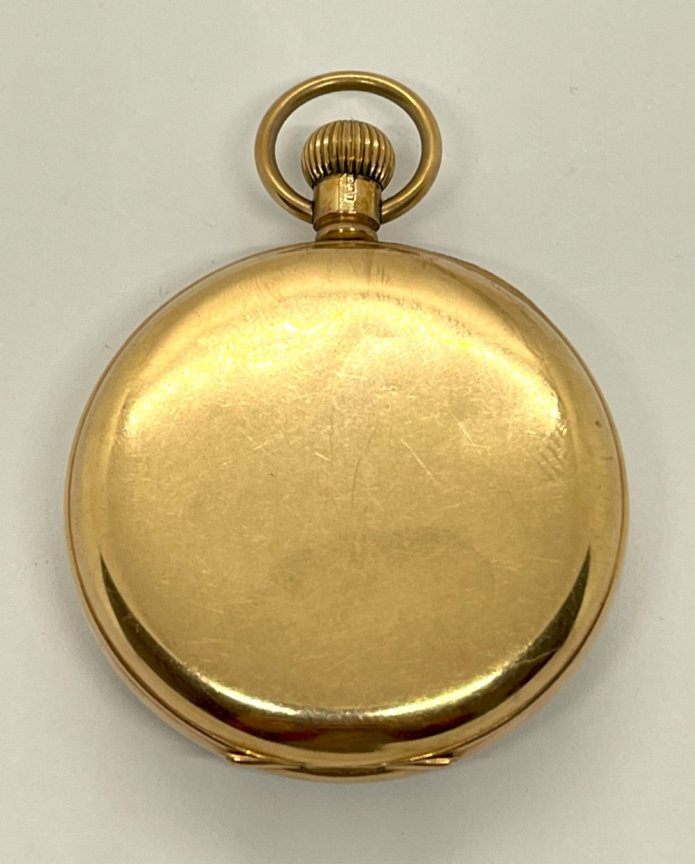 9ct Gold Top Wind Open Face Pocket Watch View II