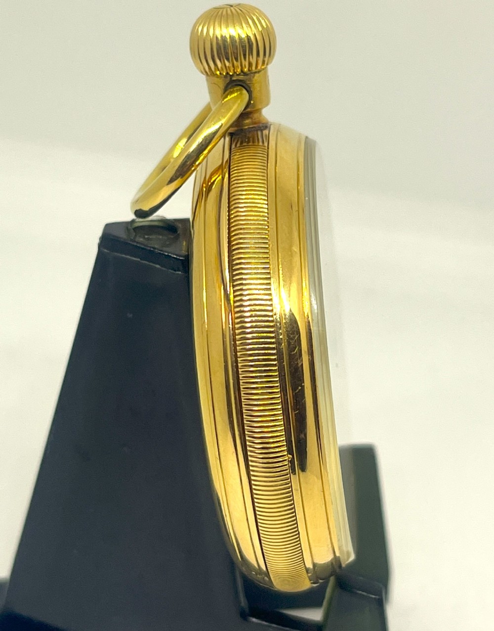Rare Charles Horner 18ct Gold Open Face Pocket Watch View VII