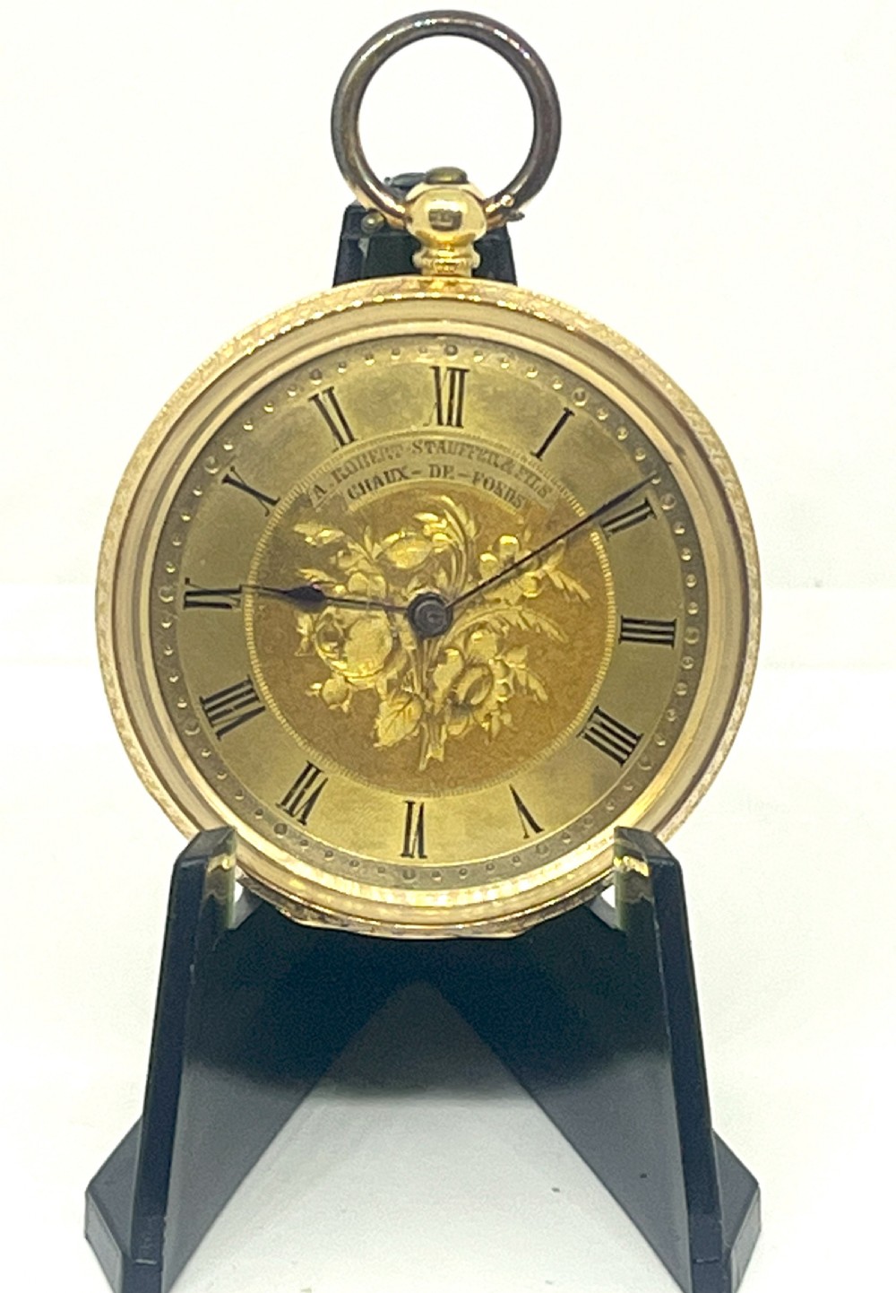 18ct Gold Ladies A.Robert Pocket Watch