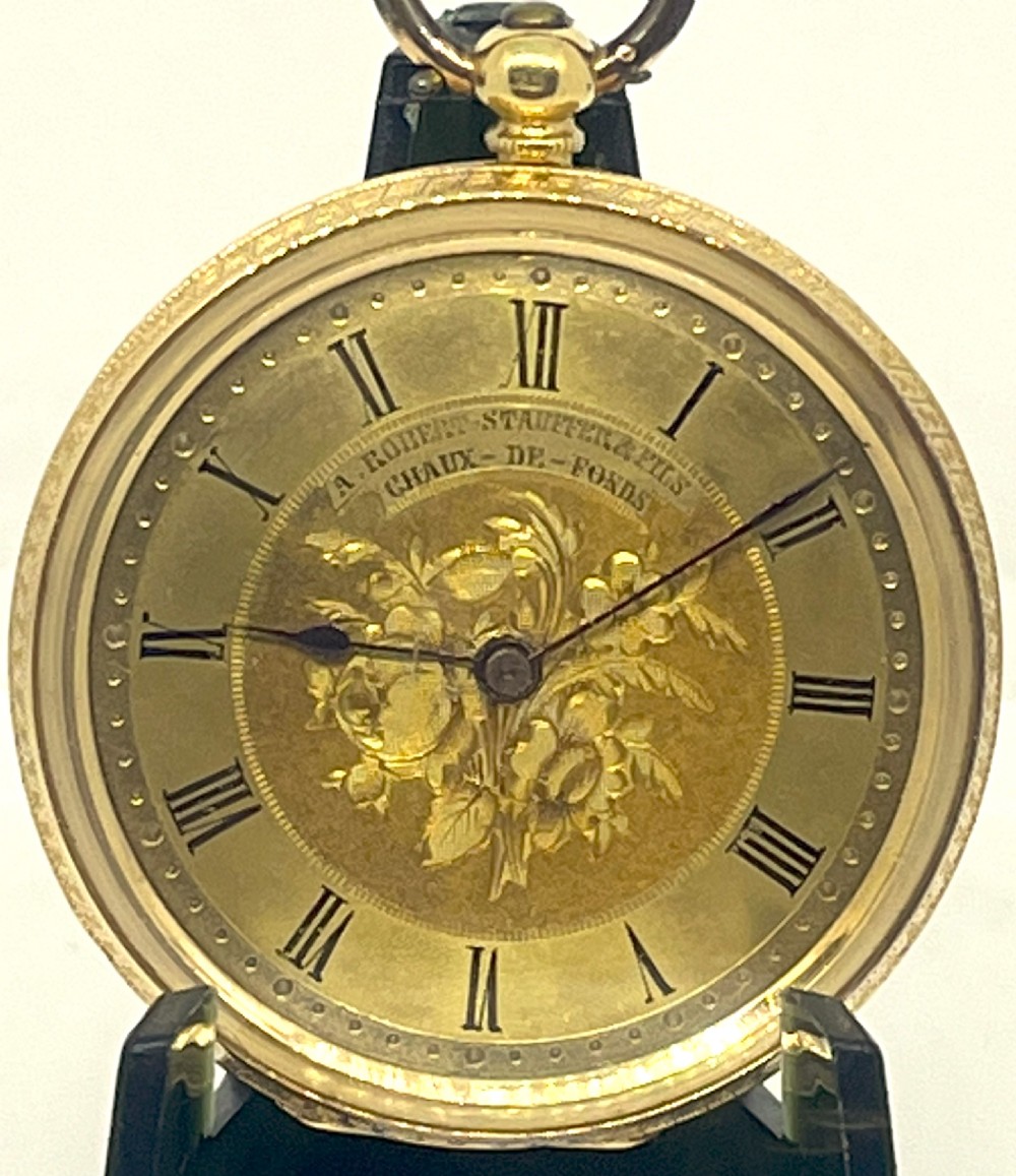 18ct Gold Ladies A.Robert Pocket Watch View II