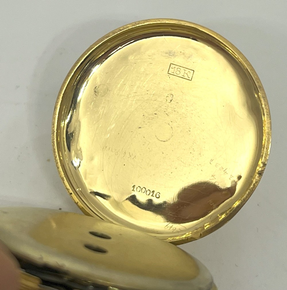 18ct Gold Ladies A.Robert Pocket Watch View VI