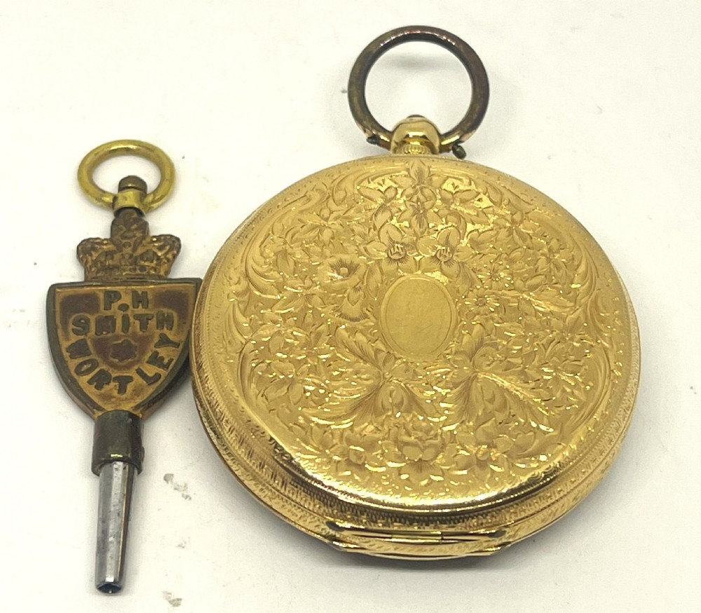 18ct Gold Ladies A.Robert Pocket Watch View IX