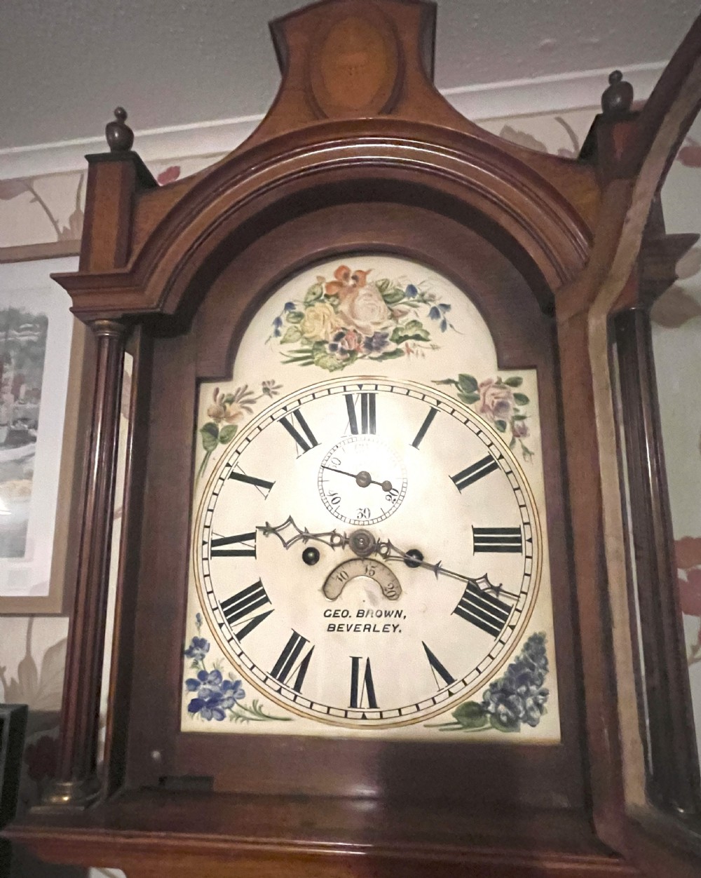 George III Longcase Clock George Brown Beverley View III
