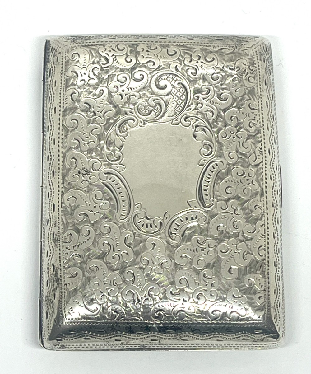 Fine Silver Cigarette Case