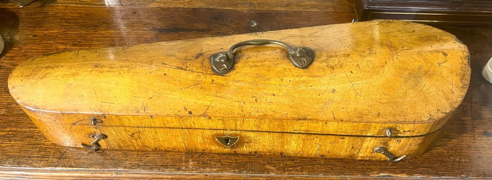 Rare Luthiers Apprentice Violin And Case c1850 View II