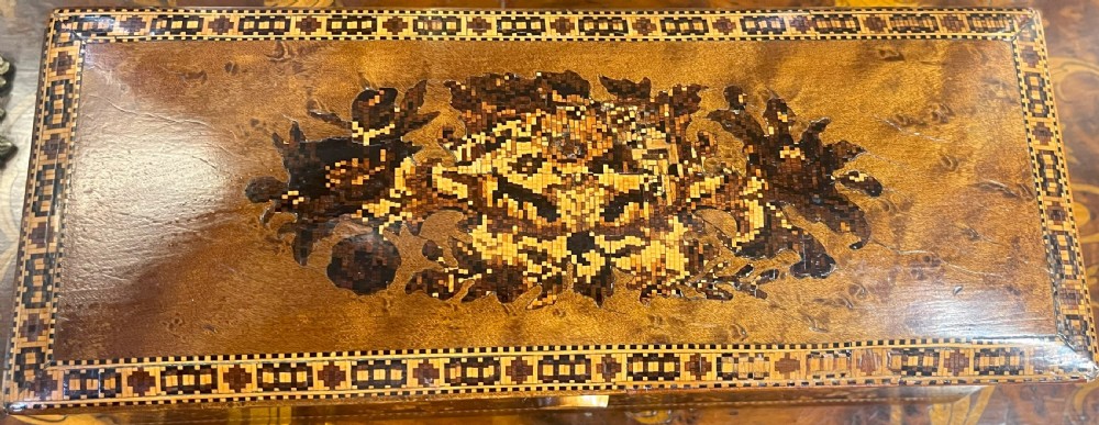 Georgian Early 19th Century Tunbridge Ware Glove Box View III