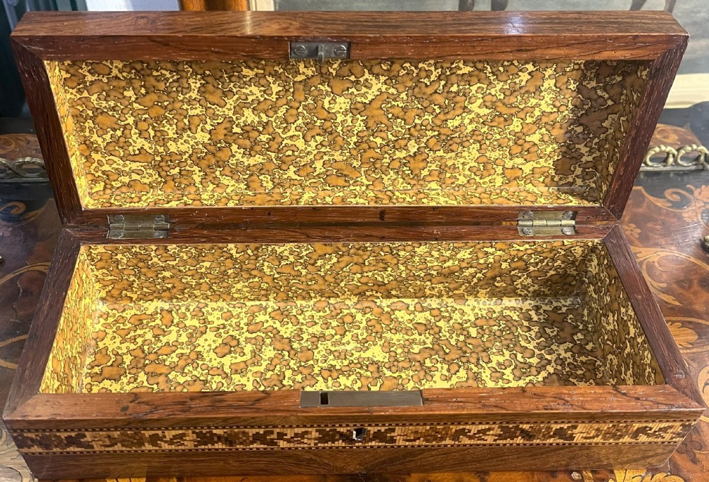19th Century Tunbridge Ware Glove Box View IV