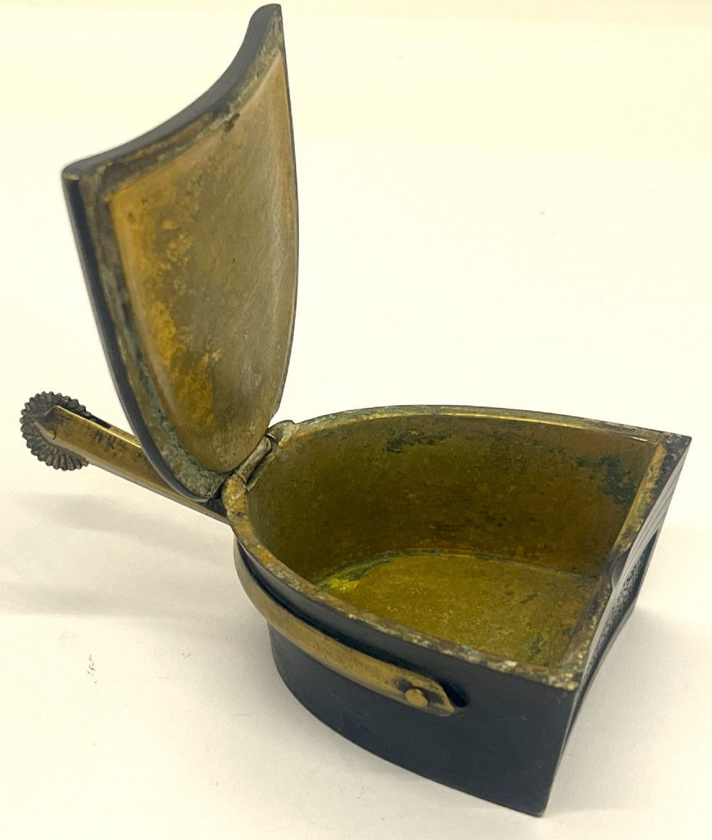 Victorian Novelty Snuff Box As A Spurred Heel. View II