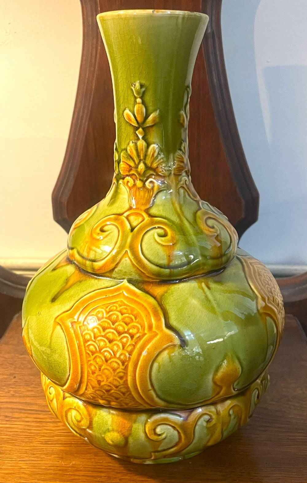 Rare Wortley Pottery (Leeds) Bulbous Vase View II