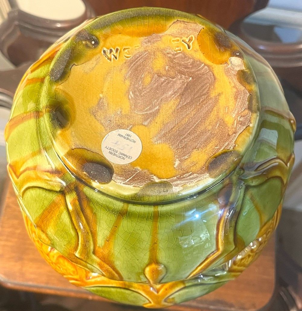Rare Wortley Pottery (Leeds) Bulbous Vase View V