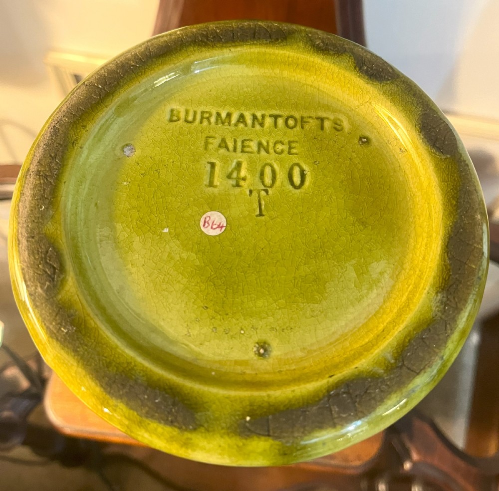 Large Burmantofts Faience Pottery Vase View V