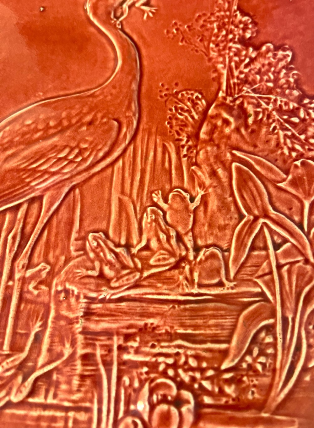 Burmantofts Pottery Faience Wall Plaque View II