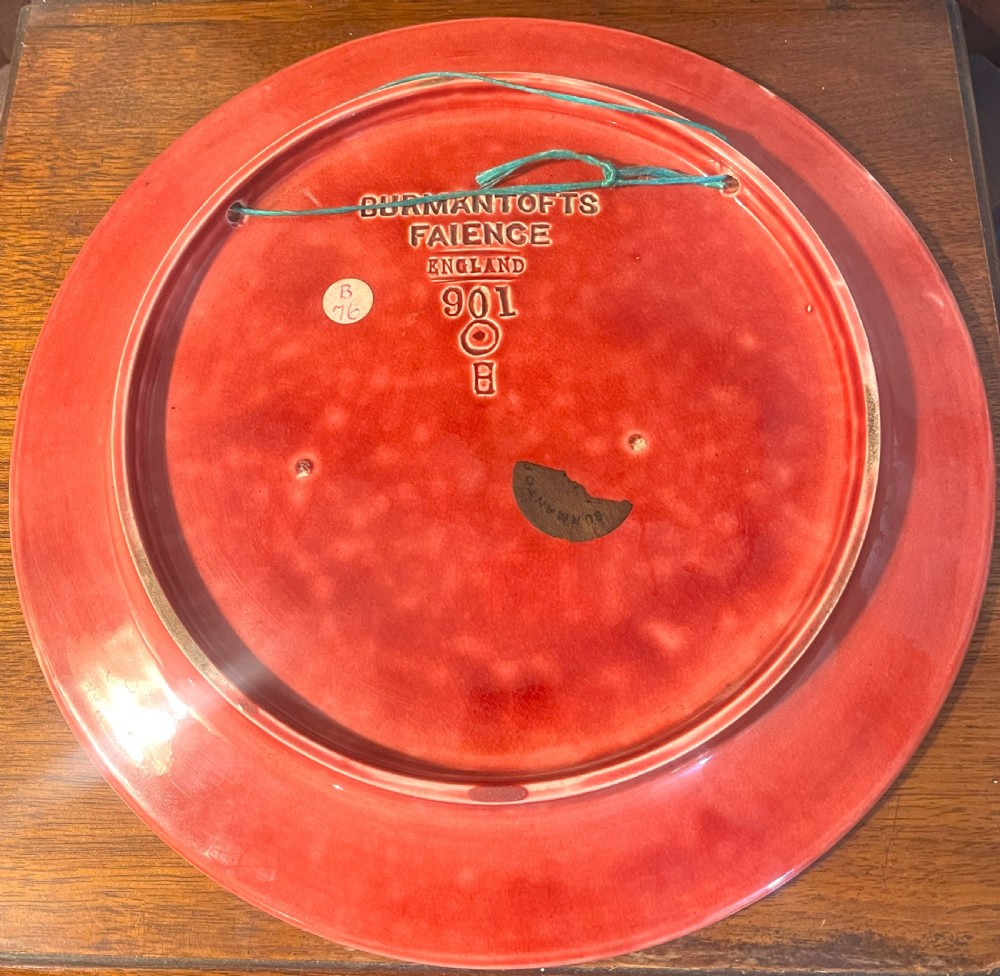 Burmantofts Pottery Faience Wall Plaque View III