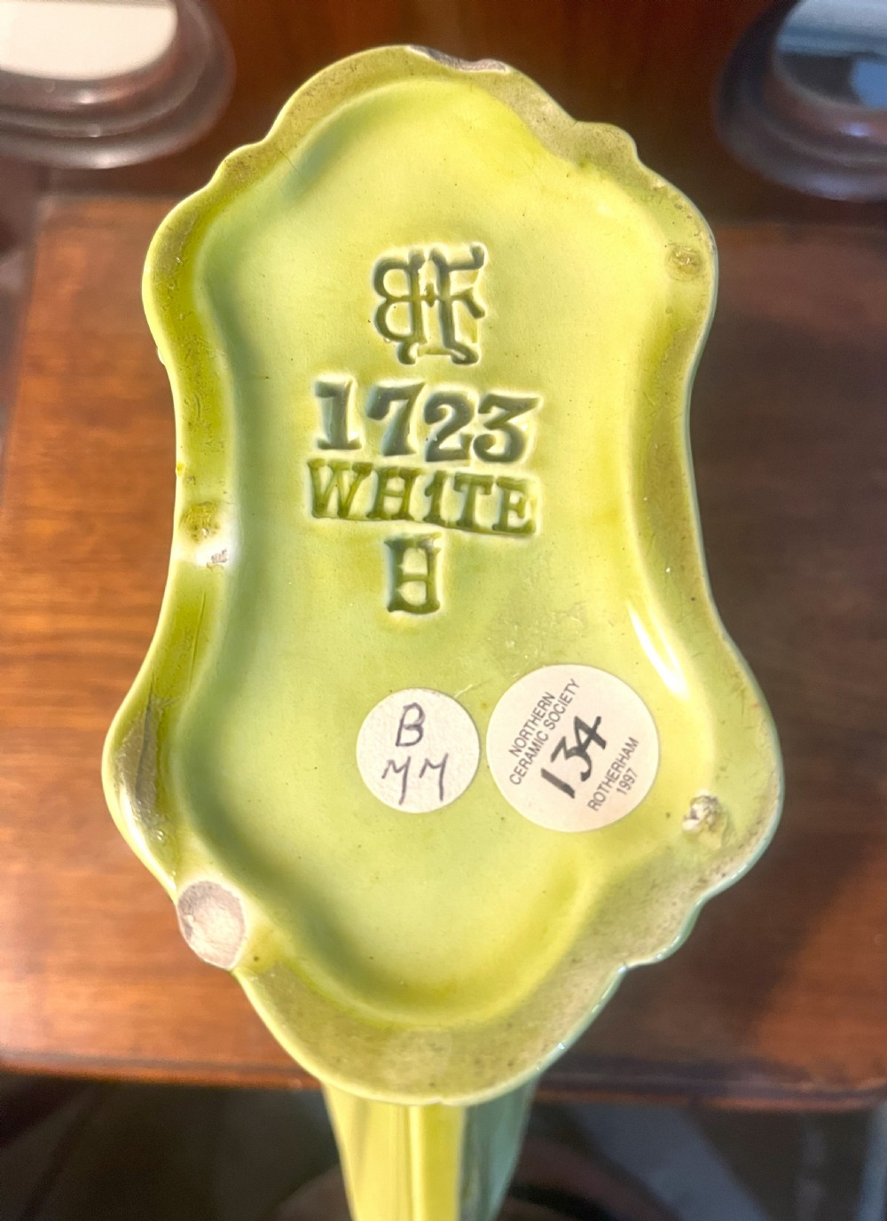 Burmantofts Pottery Fan Vase View IV