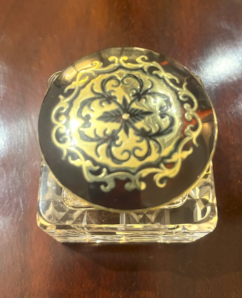 Stunning English Boulle Work Desk Top Stationery Set For Asprey Of London View IV