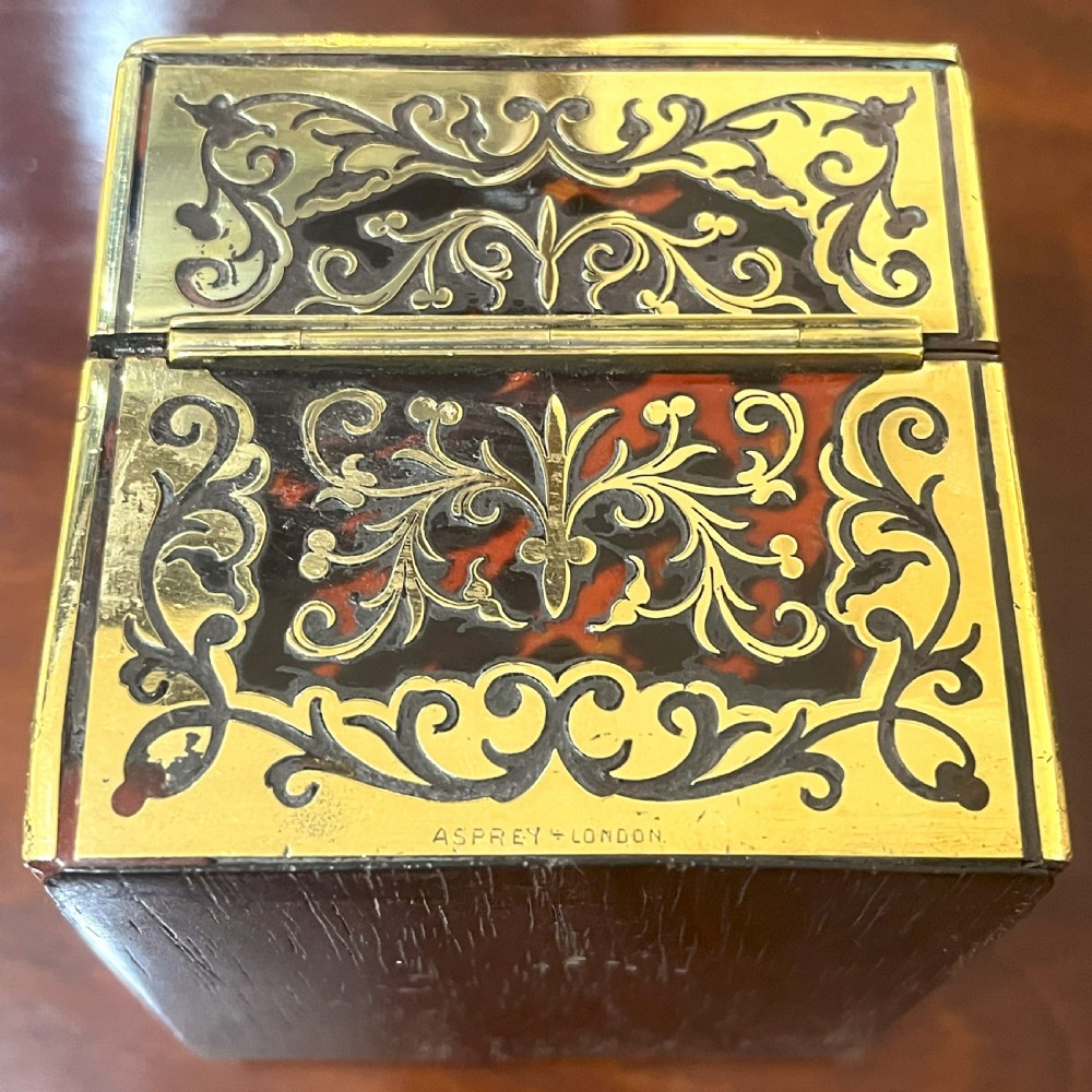 Stunning English Boulle Work Desk Top Stationery Set For Asprey Of London View IX