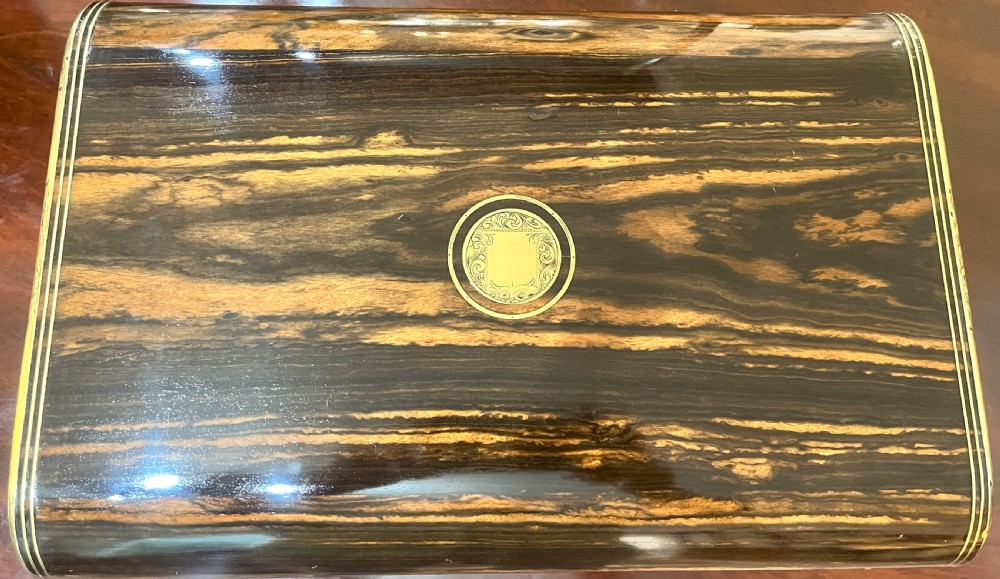 Fine Quality Coromandel Desk Top Writing Slope View III