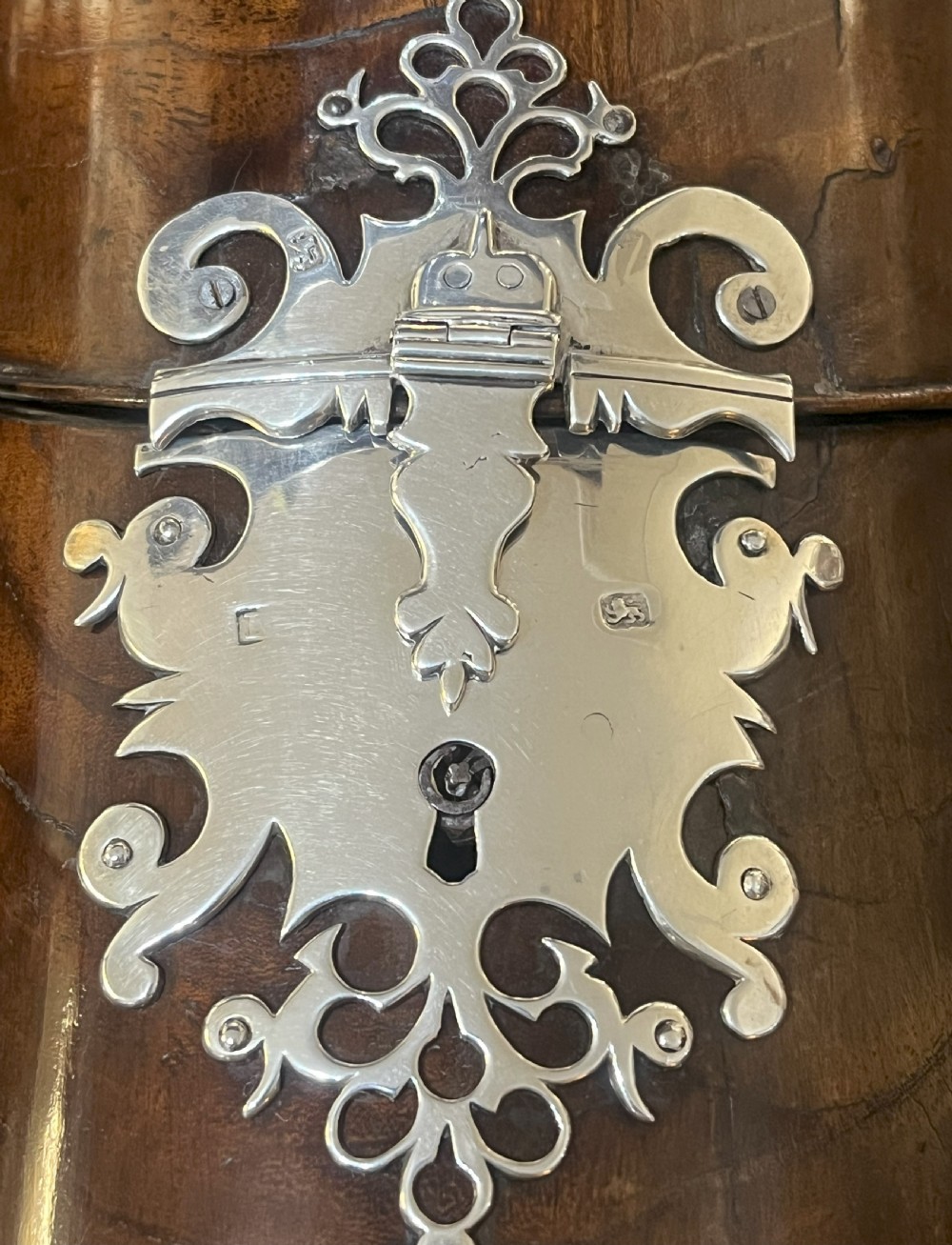 Georgian Knife Box With Silver Mounts View IX
