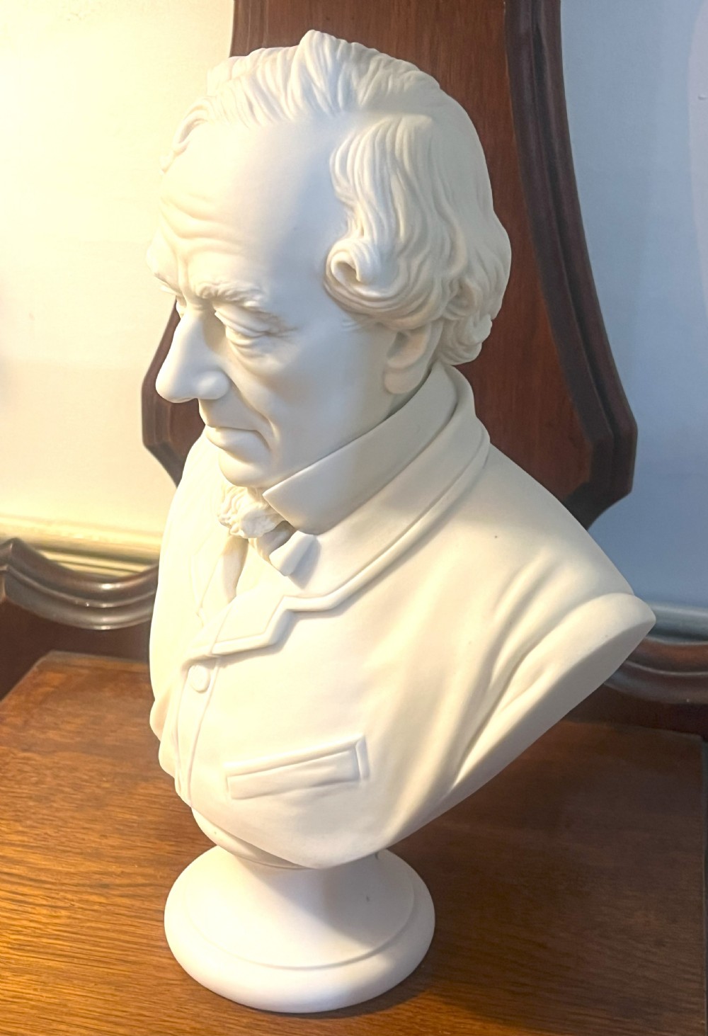 Fine 19th Century Parian Bust Of Disraeli View II