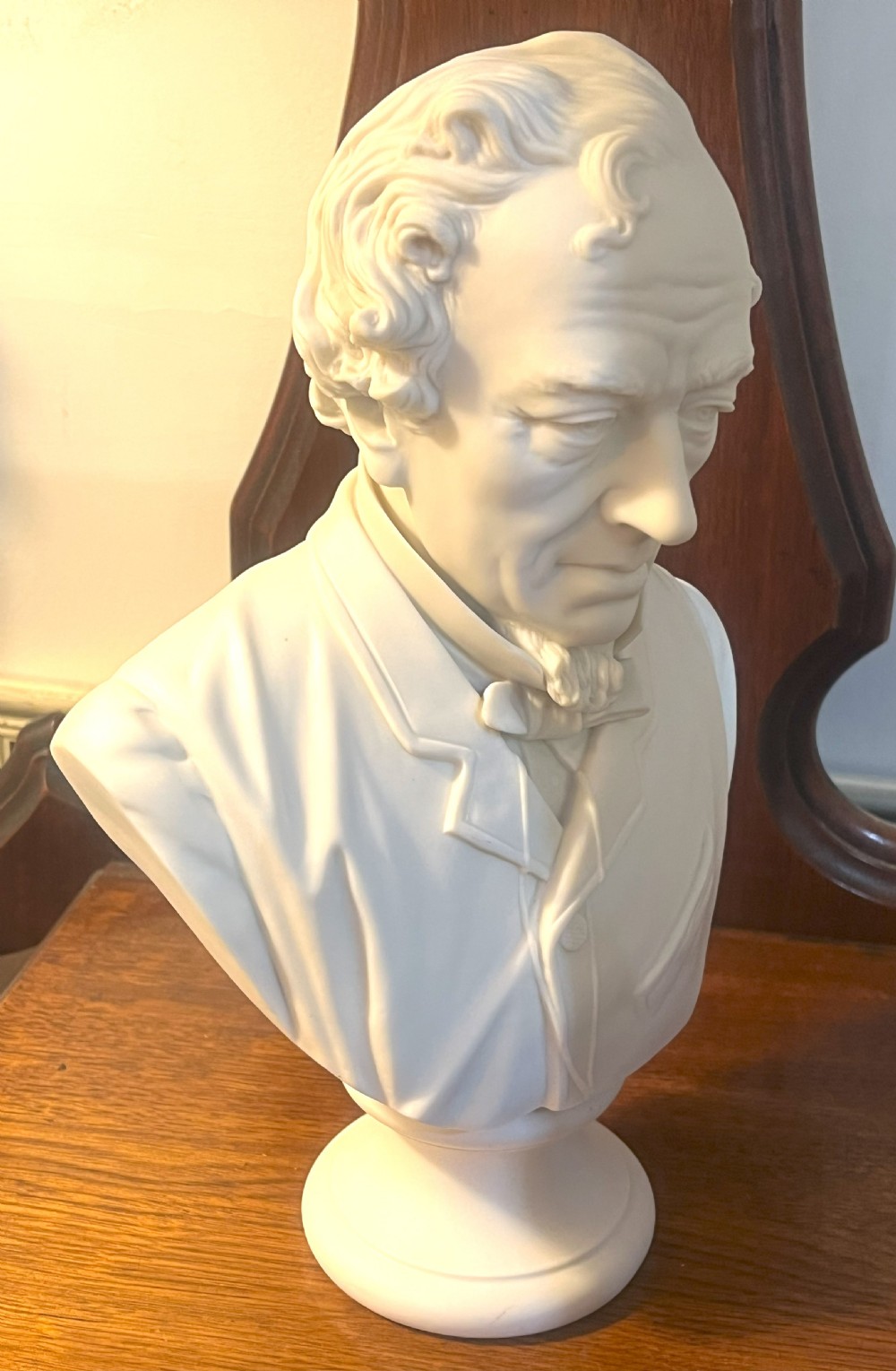 Fine 19th Century Parian Bust Of Disraeli View III